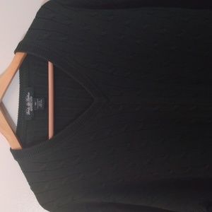 Brooks Brothers Country Club XXL Dark Green Cable Knit Sweater